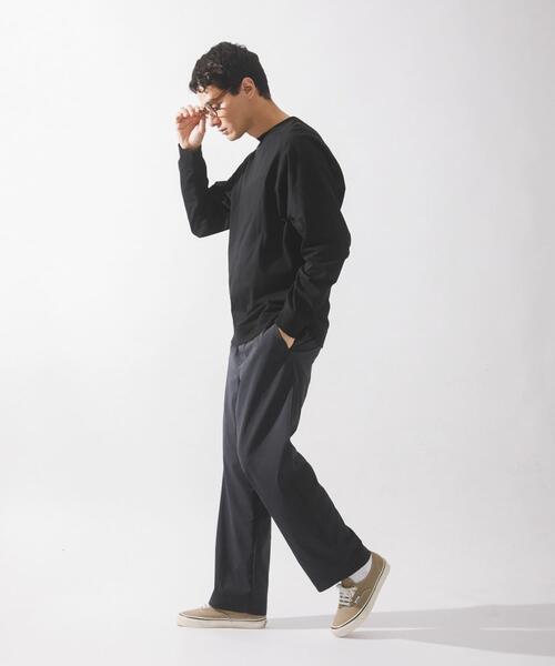 URBAN RESEARCH Sonny Label(アーバンリサーチサニーレーベル)の「ハイスペラグランロングスリーブTシャツ(Tシャツ/カットソー・メンズ・チャコールグレー/オフホワイト/ブラウン/ブラック・LARGE/MEDIUM/SMALL)」の7枚目の写真