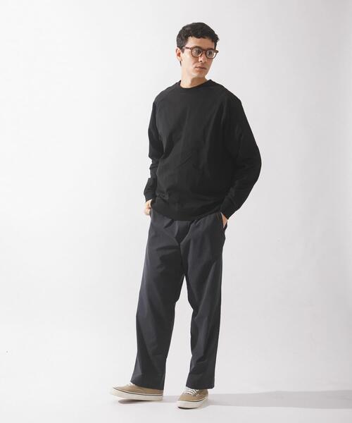 URBAN RESEARCH Sonny Label(アーバンリサーチサニーレーベル)の「ハイスペラグランロングスリーブTシャツ(Tシャツ/カットソー・メンズ・チャコールグレー/オフホワイト/ブラウン/ブラック・LARGE/MEDIUM/SMALL)」の8枚目の写真