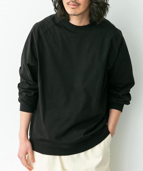 URBAN RESEARCH Sonny Label(アーバンリサーチサニーレーベル)の「ハイスペラグランロングスリーブTシャツ(Tシャツ/カットソー・メンズ・チャコールグレー/オフホワイト/ブラウン/ブラック・LARGE/MEDIUM/SMALL)」の10枚目の写真
