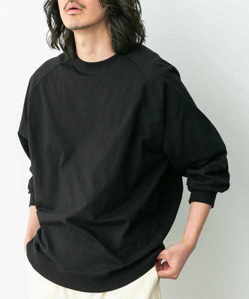 URBAN RESEARCH Sonny Label(アーバンリサーチサニーレーベル)の「ハイスペラグランロングスリーブTシャツ(Tシャツ/カットソー・メンズ・チャコールグレー/オフホワイト/ブラウン/ブラック・LARGE/MEDIUM/SMALL)」の11枚目の写真