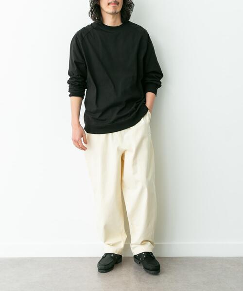 URBAN RESEARCH Sonny Label(アーバンリサーチサニーレーベル)の「ハイスペラグランロングスリーブTシャツ(Tシャツ/カットソー・メンズ・チャコールグレー/オフホワイト/ブラウン/ブラック・LARGE/MEDIUM/SMALL)」の14枚目の写真