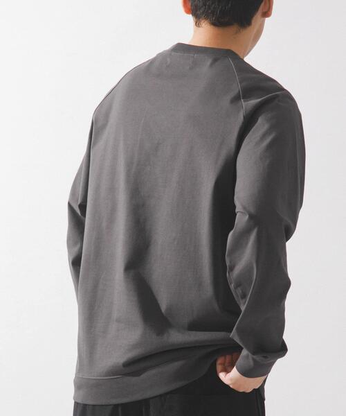 URBAN RESEARCH Sonny Label(アーバンリサーチサニーレーベル)の「ハイスペラグランロングスリーブTシャツ(Tシャツ/カットソー・メンズ・チャコールグレー/オフホワイト/ブラウン/ブラック・LARGE/MEDIUM/SMALL)」の21枚目の写真
