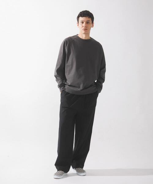URBAN RESEARCH Sonny Label(アーバンリサーチサニーレーベル)の「ハイスペラグランロングスリーブTシャツ(Tシャツ/カットソー・メンズ・チャコールグレー/オフホワイト/ブラウン/ブラック・LARGE/MEDIUM/SMALL)」の22枚目の写真