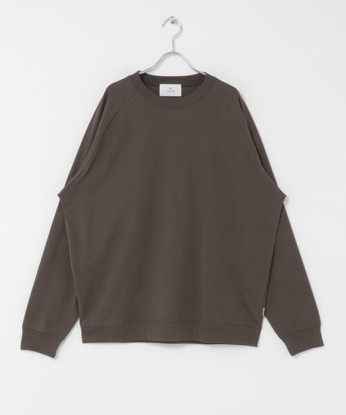 URBAN RESEARCH Sonny Label（アーバンリサーチサニーレーベル）の「ハイスペラグランロングスリーブTシャツ（Tシャツ/カットソー・メンズ・チャコールグレー/オフホワイト/ブラウン/ブラック・LARGE/MEDIUM/SMALL）」の16枚目の写真