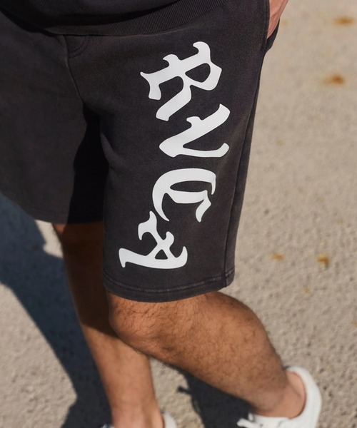 RVCA(ルーカ)の「RVCA メンズ ARCH IRON WS ショートパンツ 【2026年春夏モデル】/ルーカウエストゴムスウェットショートパンツ(スウェットパンツ・メンズ・ホワイト/ブラック/ブラック系その他/ヘザーグレー・X-LARGE/LARGE/MEDIUM/SMALL)」の3枚目の写真