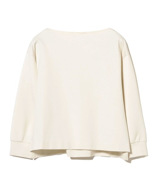Demi-Luxe BEAMS（デミルクス ビームス）の「ポンチ ボートネック プルオーバー（Tシャツ/カットソー・レディース・カーキ/オフホワイト・ONE SIZE）」の12枚目の写真