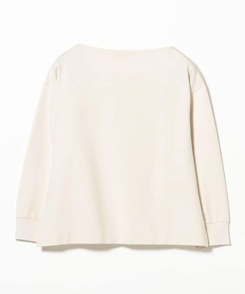 Demi-Luxe BEAMS（デミルクス ビームス）の「ポンチ ボートネック プルオーバー（Tシャツ/カットソー・レディース・カーキ/オフホワイト・ONE SIZE）」の14枚目の写真