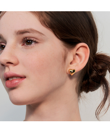 humming heart earring