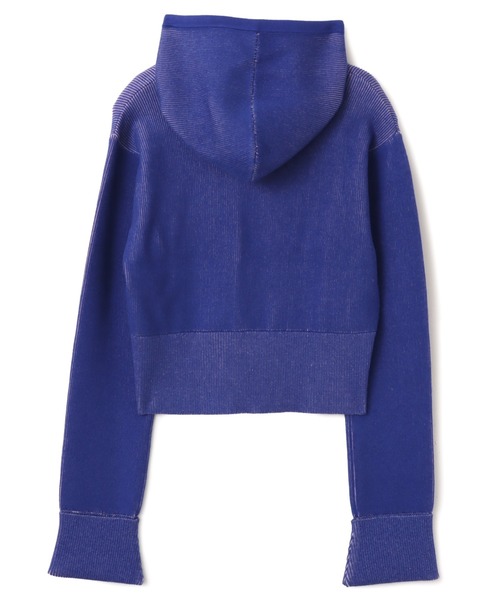 atmos pink（アトモスピンク）の「atmos pink Plating Knit Hoodie / アトモス ピンク プレーティング ニット フーディー（パーカー・レディース・ブルー/チャコール・FREE）」の8枚目の写真