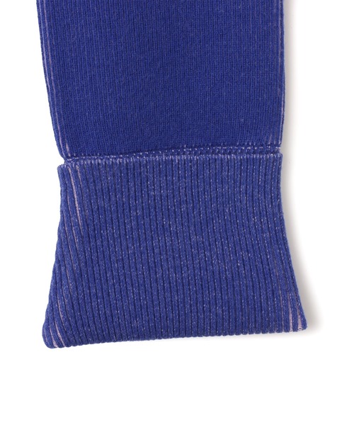 atmos pink（アトモスピンク）の「atmos pink Plating Knit Hoodie / アトモス ピンク プレーティング ニット フーディー（パーカー・レディース・ブルー/チャコール・FREE）」の6枚目の写真