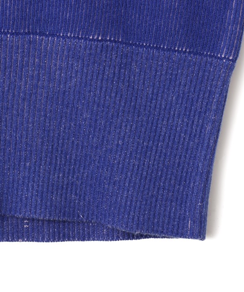 atmos pink（アトモスピンク）の「atmos pink Plating Knit Hoodie / アトモス ピンク プレーティング ニット フーディー（パーカー・レディース・ブルー/チャコール・FREE）」の7枚目の写真