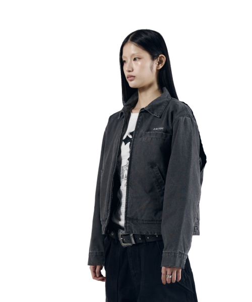 AAKAM(アーカム)の「Walt Damaged Cotton Jacket (Black)(その他アウター・レディース・その他・1/2)」の13枚目の写真