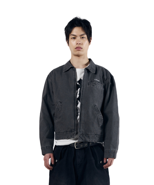 AAKAM(アーカム)の「Walt Damaged Cotton Jacket (Black)(その他アウター・レディース・その他・1/2)」の6枚目の写真