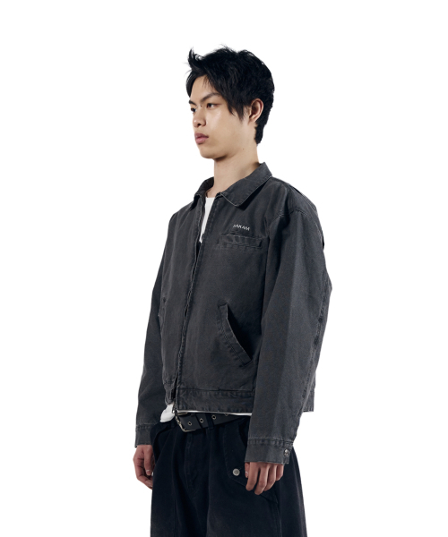 AAKAM(アーカム)の「Walt Damaged Cotton Jacket (Black)(その他アウター・レディース・その他・1/2)」の5枚目の写真