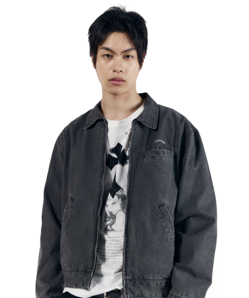 AAKAM(アーカム)の「Walt Damaged Cotton Jacket (Black)(その他アウター・レディース・その他・1/2)」の3枚目の写真