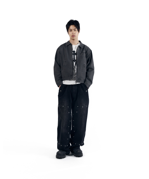 AAKAM(アーカム)の「Walt Damaged Cotton Jacket (Black)(その他アウター・レディース・その他・1/2)」の17枚目の写真