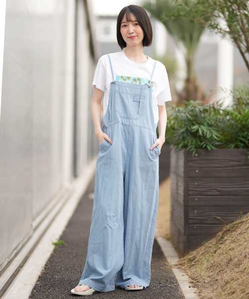 BILLABONG(ビラボン)の「BILLABONG/ビラボン サロペット ロングパンツ BG013712(その他パンツ・レディース・インディゴブルー/スミクロ/ライトブルー/カーキ・L/M)」の1枚目の写真