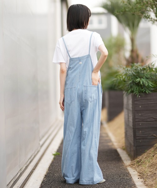 BILLABONG(ビラボン)の「BILLABONG/ビラボン サロペット ロングパンツ BG013712(その他パンツ・レディース・インディゴブルー/スミクロ/ライトブルー/カーキ・L/M)」の9枚目の写真