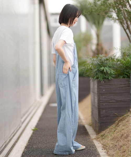 BILLABONG(ビラボン)の「BILLABONG/ビラボン サロペット ロングパンツ BG013712(その他パンツ・レディース・インディゴブルー/スミクロ/ライトブルー/カーキ・L/M)」の10枚目の写真