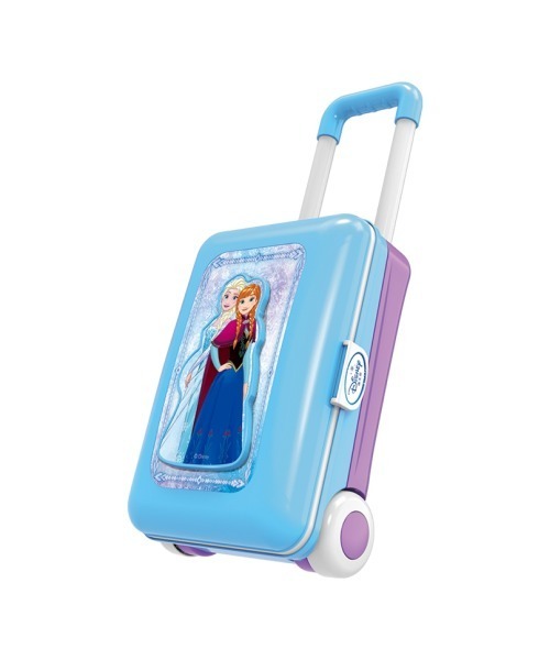 Disney（ディズニー）の「<アナと雪の女王> ドレッサーにへんしん！コロコロはこべるスーツケース（おもちゃ・キッズ・ライトブルー・FREE）」の4枚目の写真