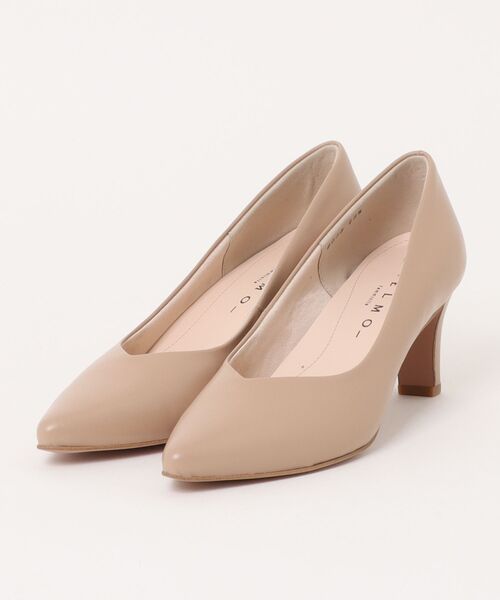 MELMO(メルモ)の「ポインテッドトゥプレーンパンプス(パンプス・レディース・ブラック/ゴールド系その他/ベージュ・22.5cm/23.0cm/24.0cm/24.5cm/23.5cm)」の2枚目の写真