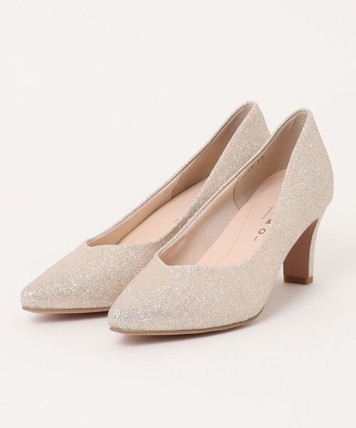 MELMO(メルモ)の「ポインテッドトゥプレーンパンプス(パンプス・レディース・ブラック/ゴールド系その他/ベージュ・22.5cm/23.0cm/24.0cm/24.5cm/23.5cm)」の3枚目の写真