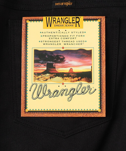 Bshop(ビショップ)の「Wrangler | 〈別注〉 WRANCHER ワイドスラックス BLACK MEN(その他パンツ・メンズ・ブラック・S/M/L)」の8枚目の写真