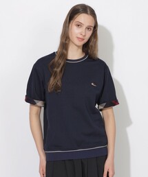 CB CRESTBRIDGE（シービークレストブリッジ）の「【Quiet checkシリーズ】ヘッジホッグプルオーバー（Tシャツ/カットソー）」