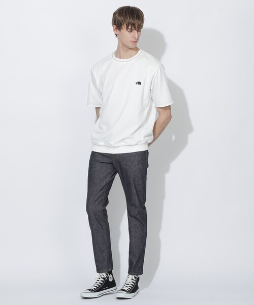 CB CRESTBRIDGE(シービークレストブリッジ)の「【Quiet checkシリーズ】ヘッジホッグプルオーバー(Tシャツ/カットソー・レディース・ネイビー/オフホワイト・3/1)」の5枚目の写真
