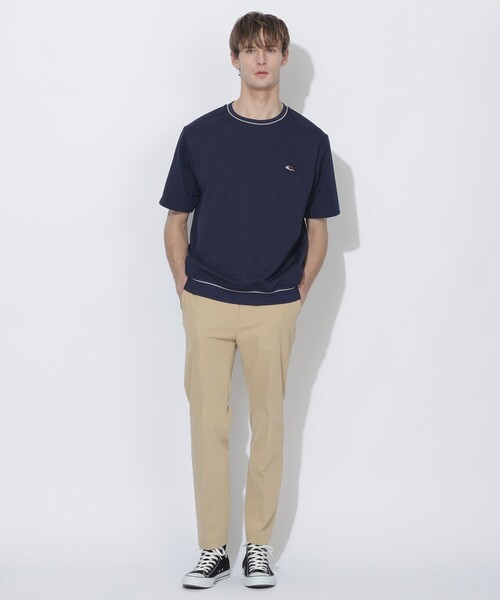 CB CRESTBRIDGE(シービークレストブリッジ)の「【Quiet checkシリーズ】ヘッジホッグプルオーバー(Tシャツ/カットソー・レディース・ネイビー/オフホワイト・3/1)」の12枚目の写真