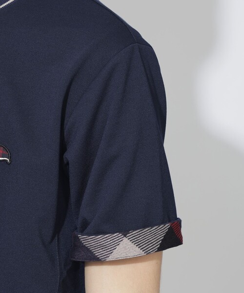 CB CRESTBRIDGE(シービークレストブリッジ)の「【Quiet checkシリーズ】ヘッジホッグプルオーバー(Tシャツ/カットソー・レディース・ネイビー/オフホワイト・3/1)」の16枚目の写真