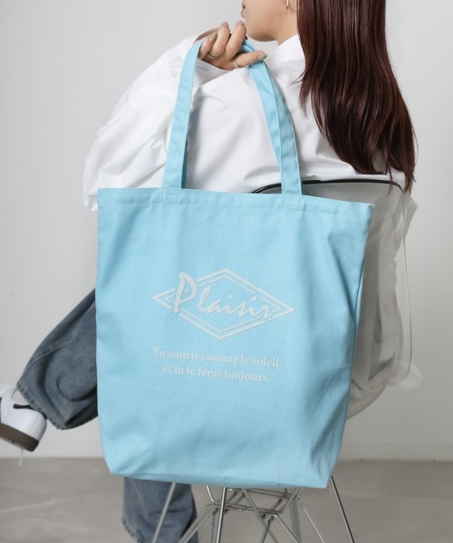 Riberry(リベリー)の「フロッキープリントキャンバストートバッグ(トートバッグ・レディース・B/A/C/D・FREE)」の2枚目の写真