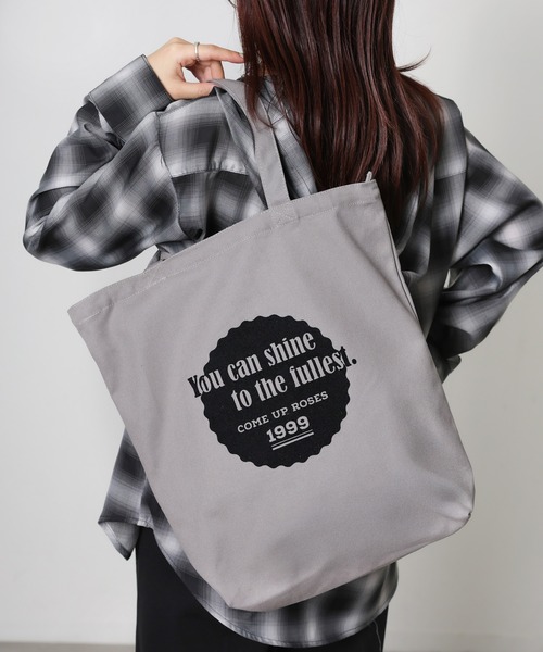 Riberry(リベリー)の「フロッキープリントキャンバストートバッグ(トートバッグ・レディース・B/A/C/D・FREE)」の3枚目の写真