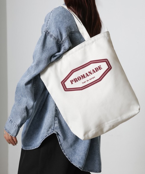 Riberry(リベリー)の「フロッキープリントキャンバストートバッグ(トートバッグ・レディース・B/A/C/D・FREE)」の7枚目の写真