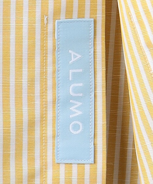 UNITED ARROWS(ユナイテッドアローズ)の「ALUMO/ ロンドンストライプ タブカラー シャツ(シャツ/ブラウス・メンズ・イエロー・41cm/42cm/39cm/38cm)」の8枚目の写真