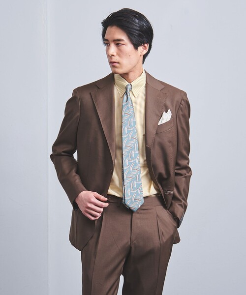 UNITED ARROWS(ユナイテッドアローズ)の「ALUMO/ ロンドンストライプ タブカラー シャツ(シャツ/ブラウス・メンズ・イエロー・41cm/42cm/39cm/38cm)」の12枚目の写真