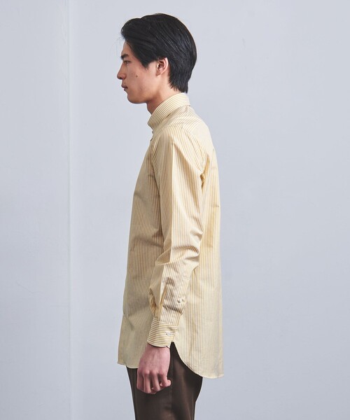 UNITED ARROWS(ユナイテッドアローズ)の「ALUMO/ ロンドンストライプ タブカラー シャツ(シャツ/ブラウス・メンズ・イエロー・41cm/42cm/39cm/38cm)」の15枚目の写真