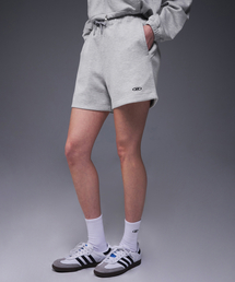 W SYMBOL B TECH SHORTS [WHITE MELANGE]