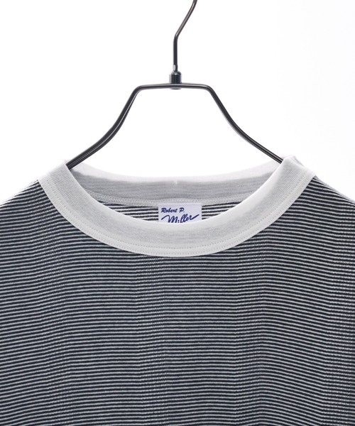 Robert P.Miller(ロバート ピー ミラー)の「【Robert P. Miller】パネル リブ ハーフスリーブ/半袖 Tシャツ(Tシャツ/カットソー・レディース・チャコールグレー/ブラック/ホワイト・フリー)」の16枚目の写真