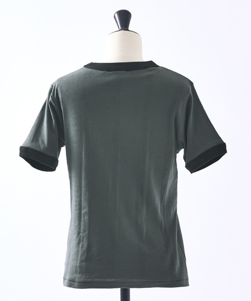Robert P.Miller(ロバート ピー ミラー)の「【Robert P. Miller】パネル リブ ハーフスリーブ/半袖 Tシャツ(Tシャツ/カットソー・レディース・チャコールグレー/ブラック/ホワイト・フリー)」の10枚目の写真