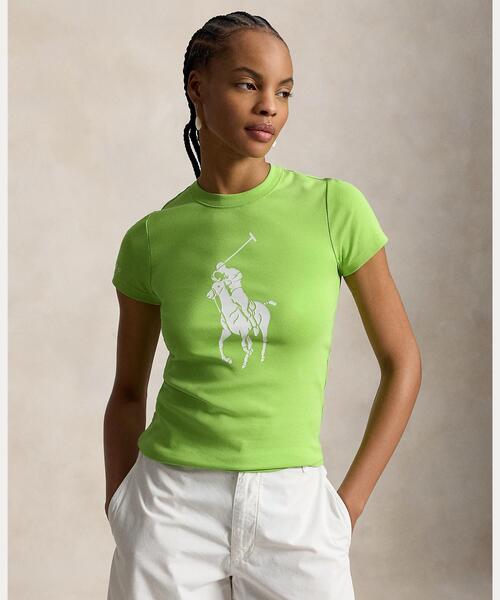 Big Pony ストレッチコットン Tシャツ（Tシャツ/カットソー）｜POLO