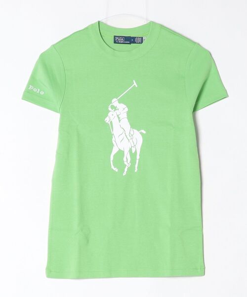 POLO RALPH LAUREN（ポロ ラルフ ローレン）の「Big Pony ストレッチコットン Tシャツ（Tシャツ/カットソー・レディース・グリーン・S/L/M/XS）」の6枚目の写真