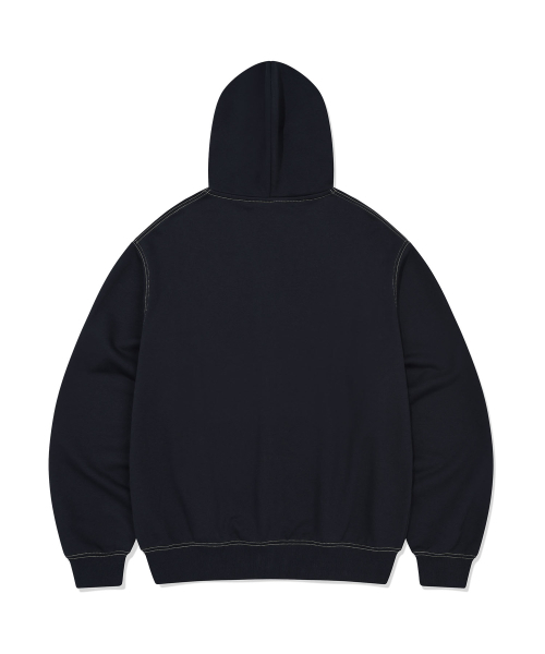 Wacky WiLLy（ワッキーウィリー）の「ビッグキキフードジップアップネイビー（パーカー・レディース・その他・MEDIUM/LARGE/X-LARGE/SMALL）」の3枚目の写真