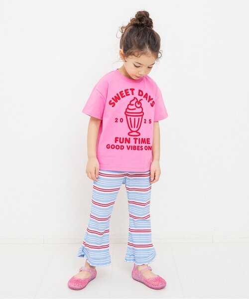 BREEZE(ブリーズ)の「バリエーションgirls半袖Tシャツ(Tシャツ/カットソー・キッズ・アイボリー/オフホワイト/ピンク/レッド/ラベンダー・90/140/100/120/130/80/110)」の12枚目の写真