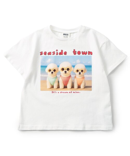 BREEZE(ブリーズ)の「バリエーションgirls半袖Tシャツ(Tシャツ/カットソー・キッズ・アイボリー/オフホワイト/ピンク/レッド/ラベンダー・90/140/100/120/130/80/110)」の6枚目の写真