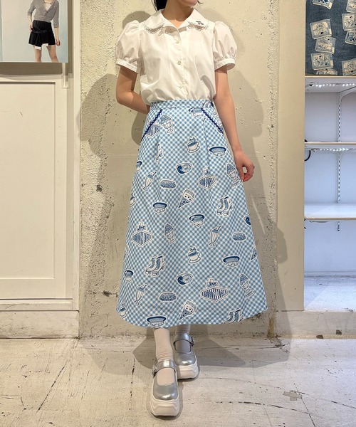 MILK(ミルク)の「DINER ロングスカート(スカート・レディース・C/B/A・FREE)」の4枚目の写真