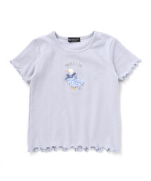 アヒルモチーフメロウフリルスムース半袖Tシャツ