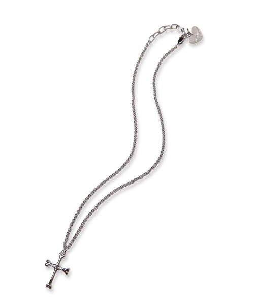 DISCOVERED(ディスカバード)の「BONE CROSS NECKLACE(ネックレス・メンズ・シルバー・FREE)」の1枚目の写真