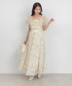 Belle Jardin Chiffon Dress（ワンピース）｜Her lip to（ハーリップ