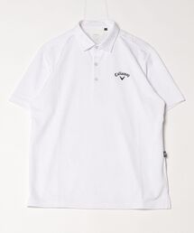Callaway（キャロウェイ）の「キャロウェイ  ヤシの木柄同色ジャカード半袖シャツ（Tシャツ/カットソー）」